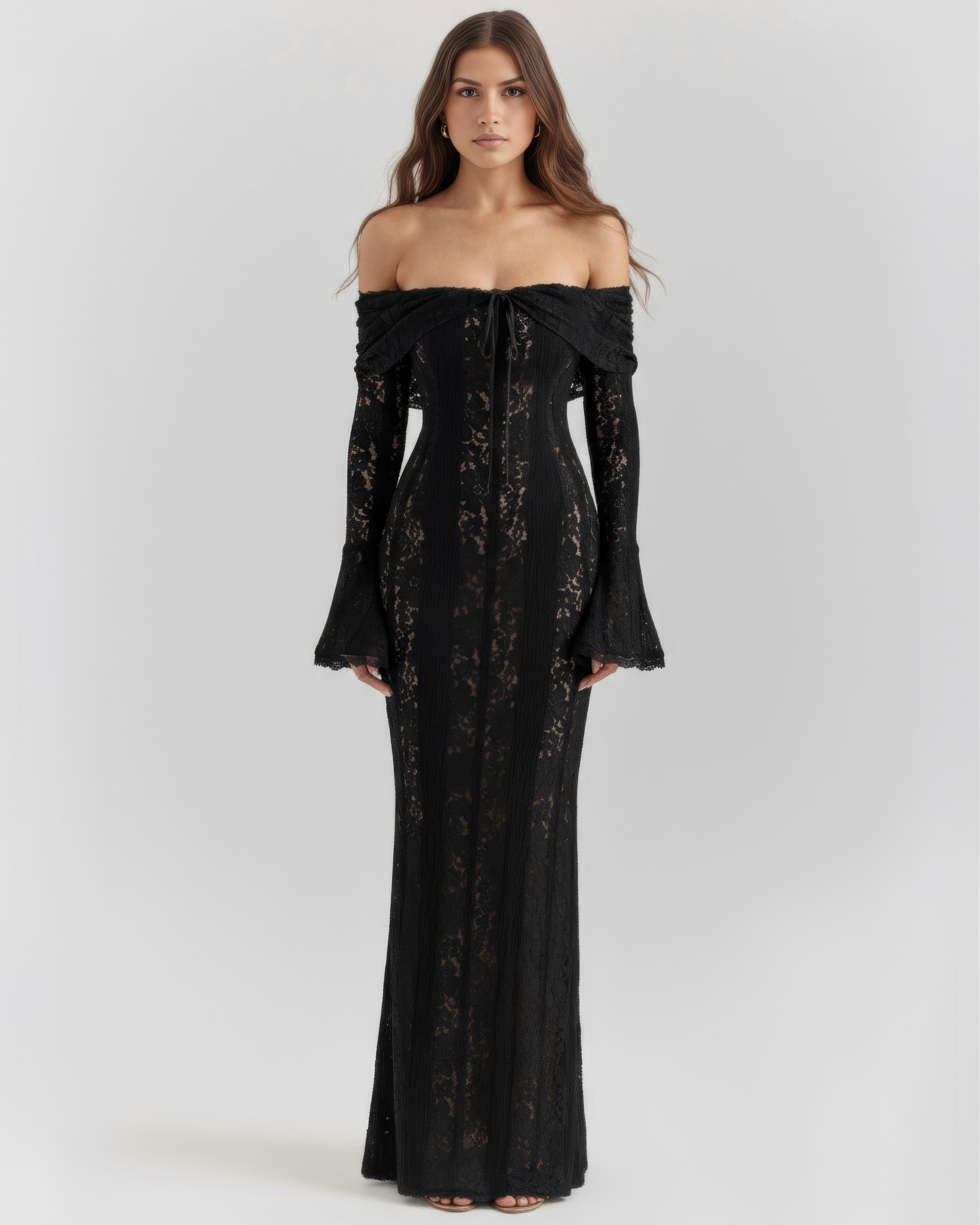 kaliko lace dress Kaliko Lace Black Dress Size 14 Brand New With Tags Fully Lined Flattering On